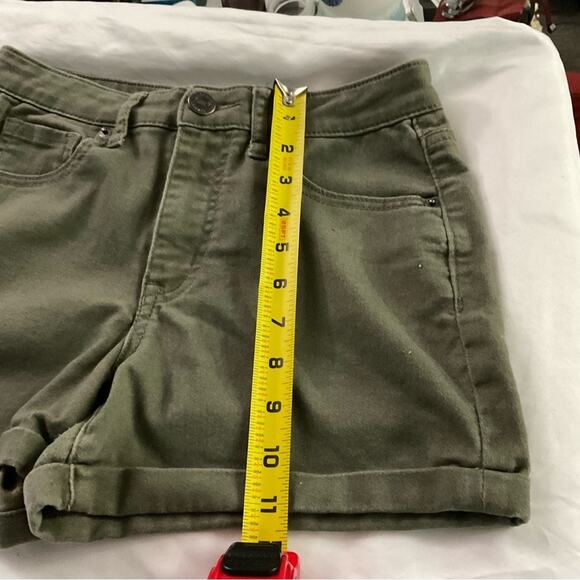 Aeropostale MIDI Army Green Short 4 Cabincore Fisherman Gorpcore Boho Normcore - Picture 7 of 10